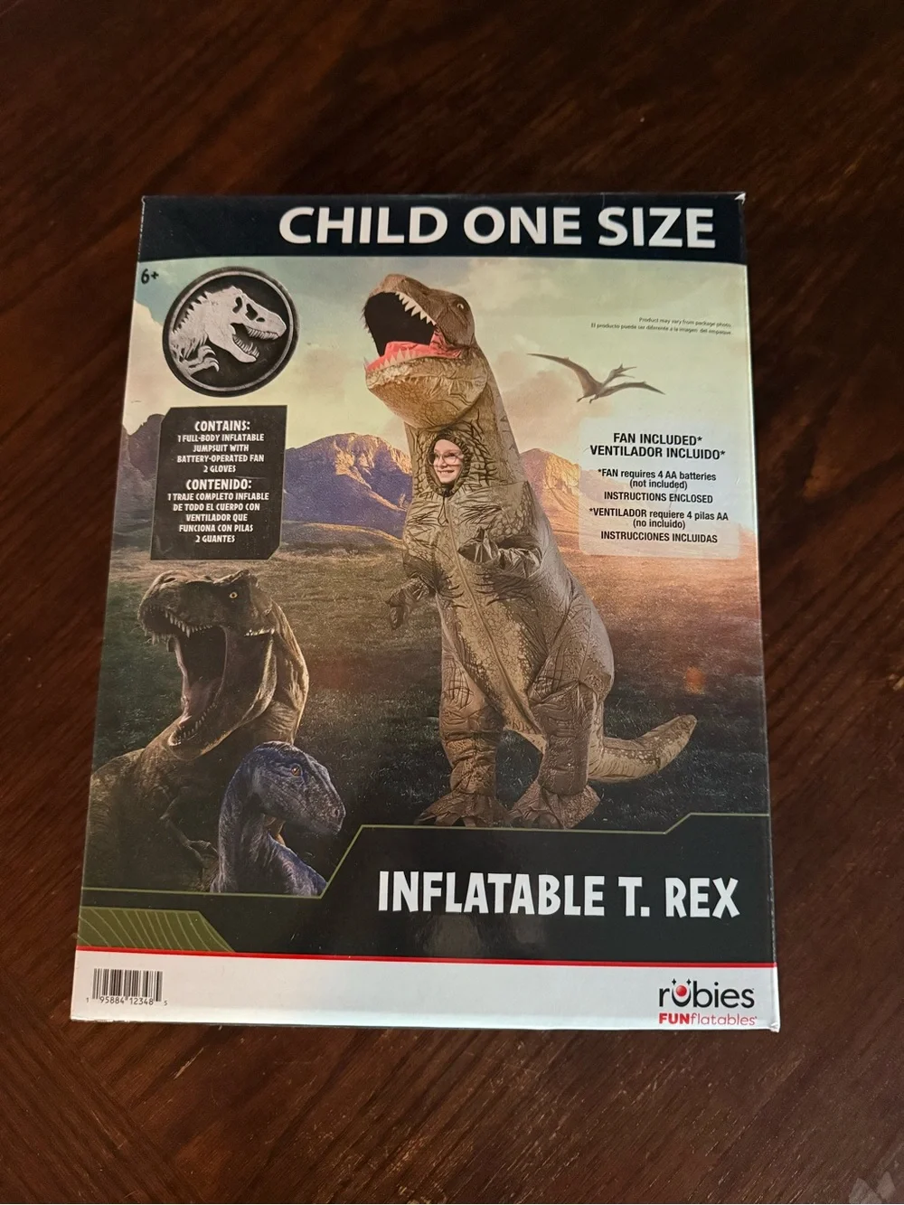 Rubie's Inflatable T. Rex Costume - Brown and Green